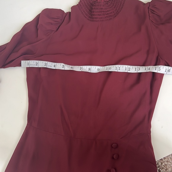 NWOT Reformation Stevi Long Sleeve Midi Dress - Picture 13 of 14